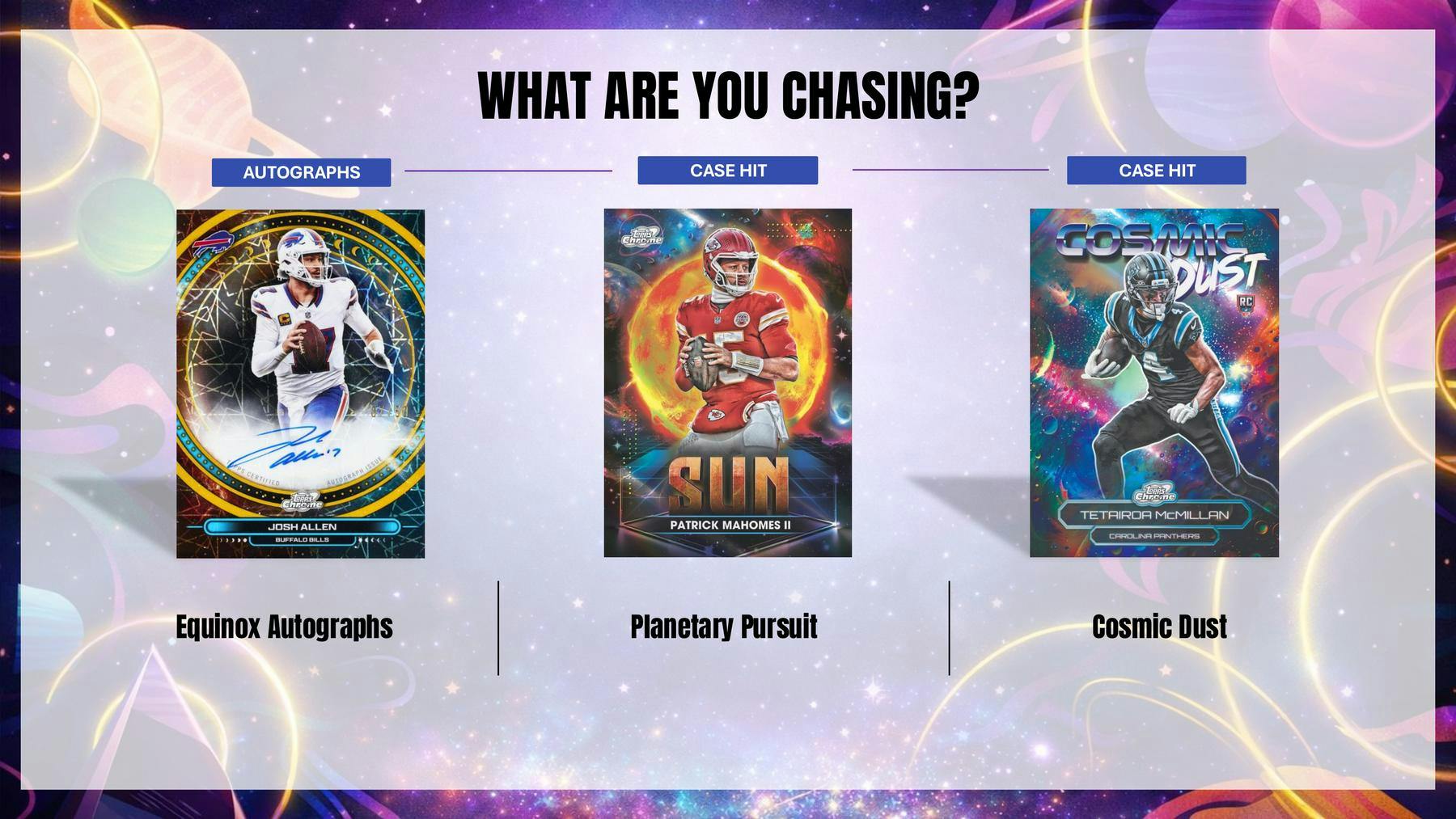 One (1) Packs of 2025 Topps Cosmic Chrome Football from Hobby Box - NFL Hobby Box