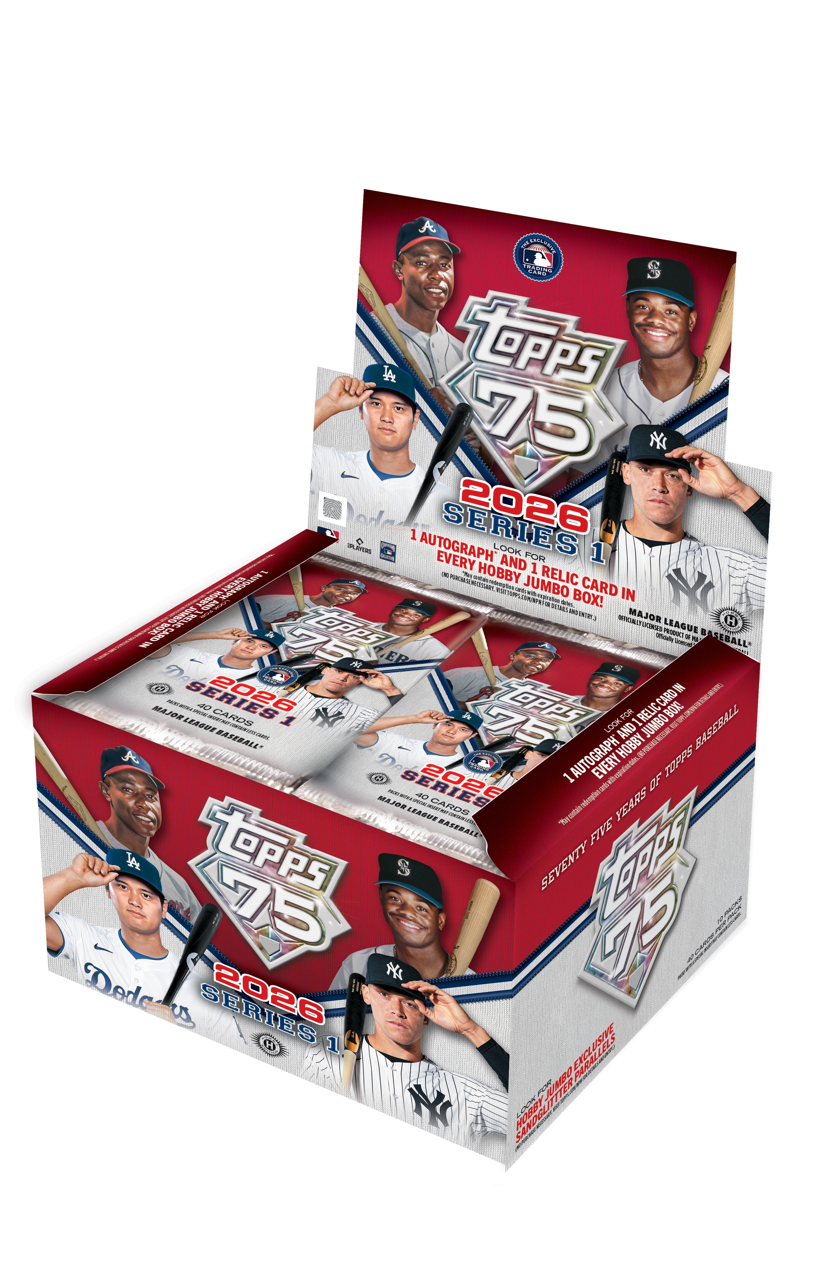ONE JUMBO HOBBY PACK or 2026 Topps Series 1 Baseball Hobby - MLB Hobby Box