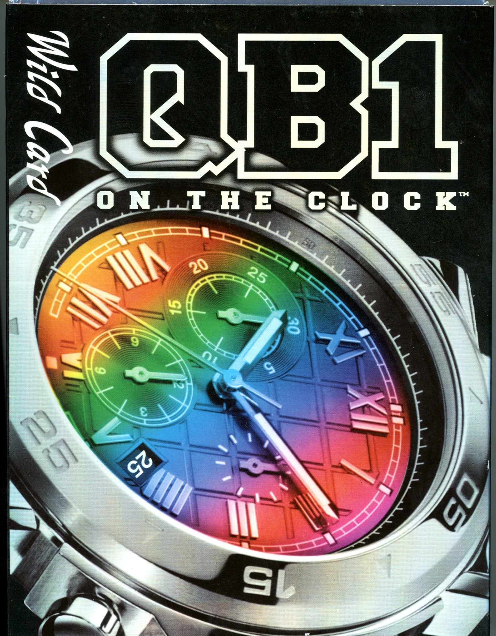 ONE PACK 2023 / 2024 Wild Card QB1 On the Clock Rookie Hobby Pack - Football Box