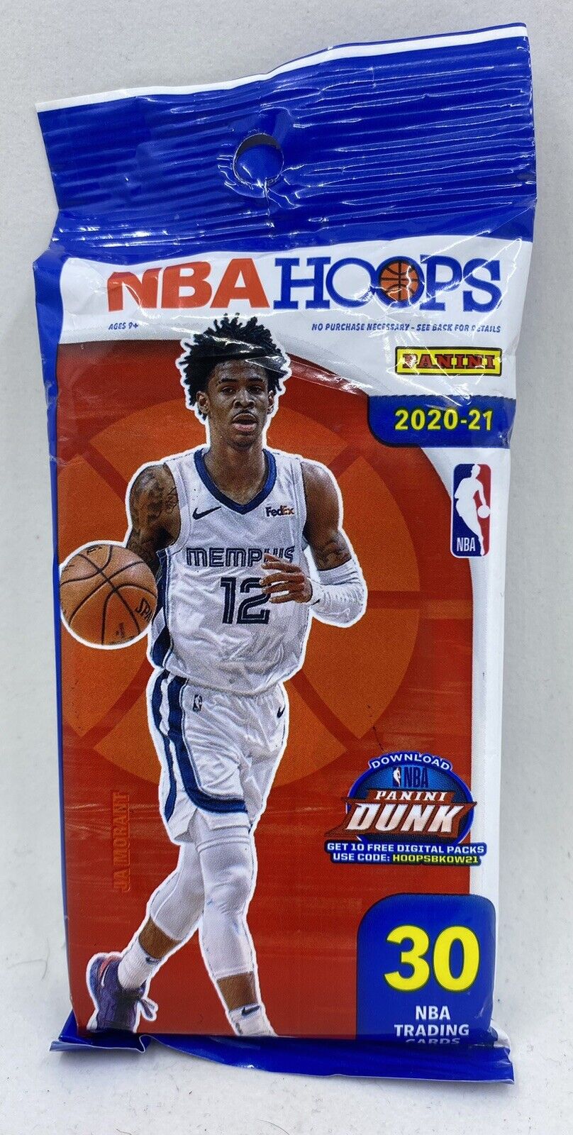 ONE PACK S T E A L PLAYOFF DEAL 2020/21 Panini NBA Hoops Basketball Jumbo Value Pack - NBA Packs