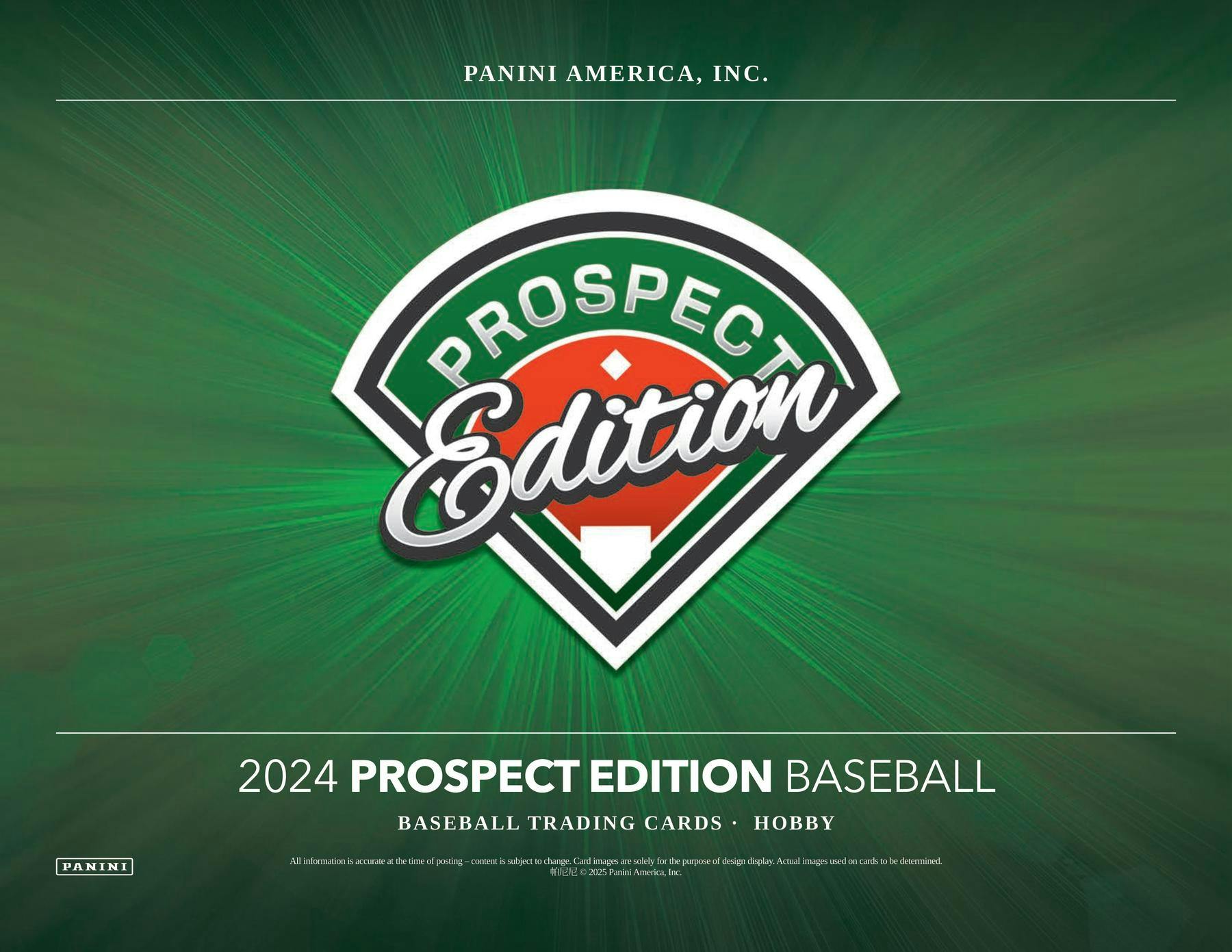 One Random Pack from a 2024 Panini Prospect Edition Baseball Hobby Box (1 Autograph) - Collectible Trading Cards