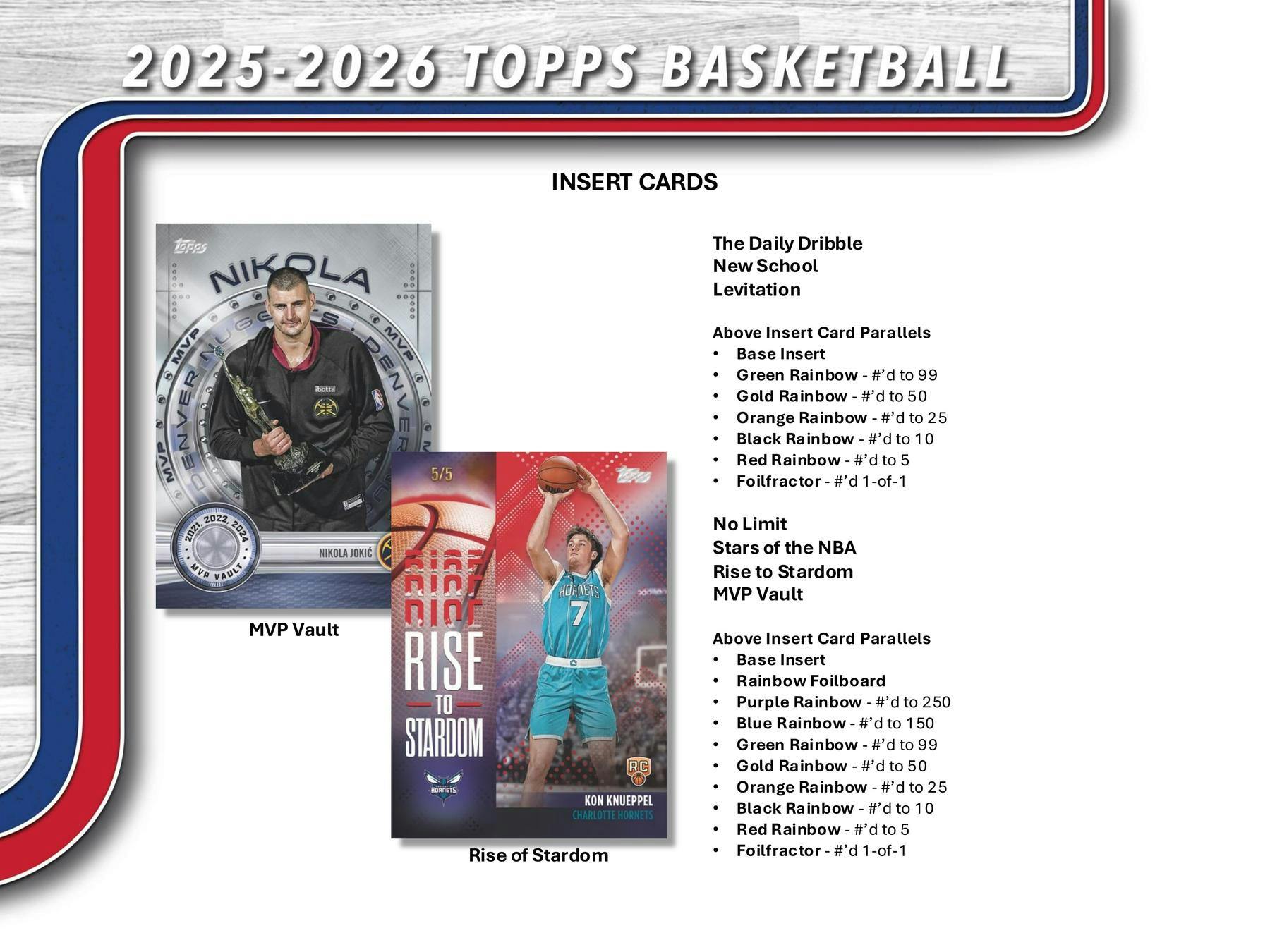 Pack Lot of 2025/26 Topps Basketball Hobby Box (4 Packs) - NBA Hobby Box