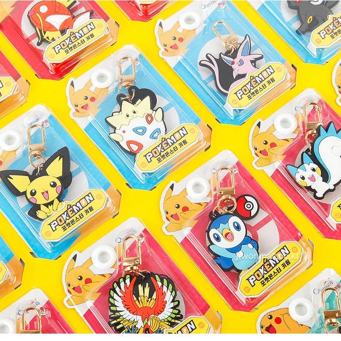 Pokemon Characters Key Chain Ring Bag Charm - Plush
