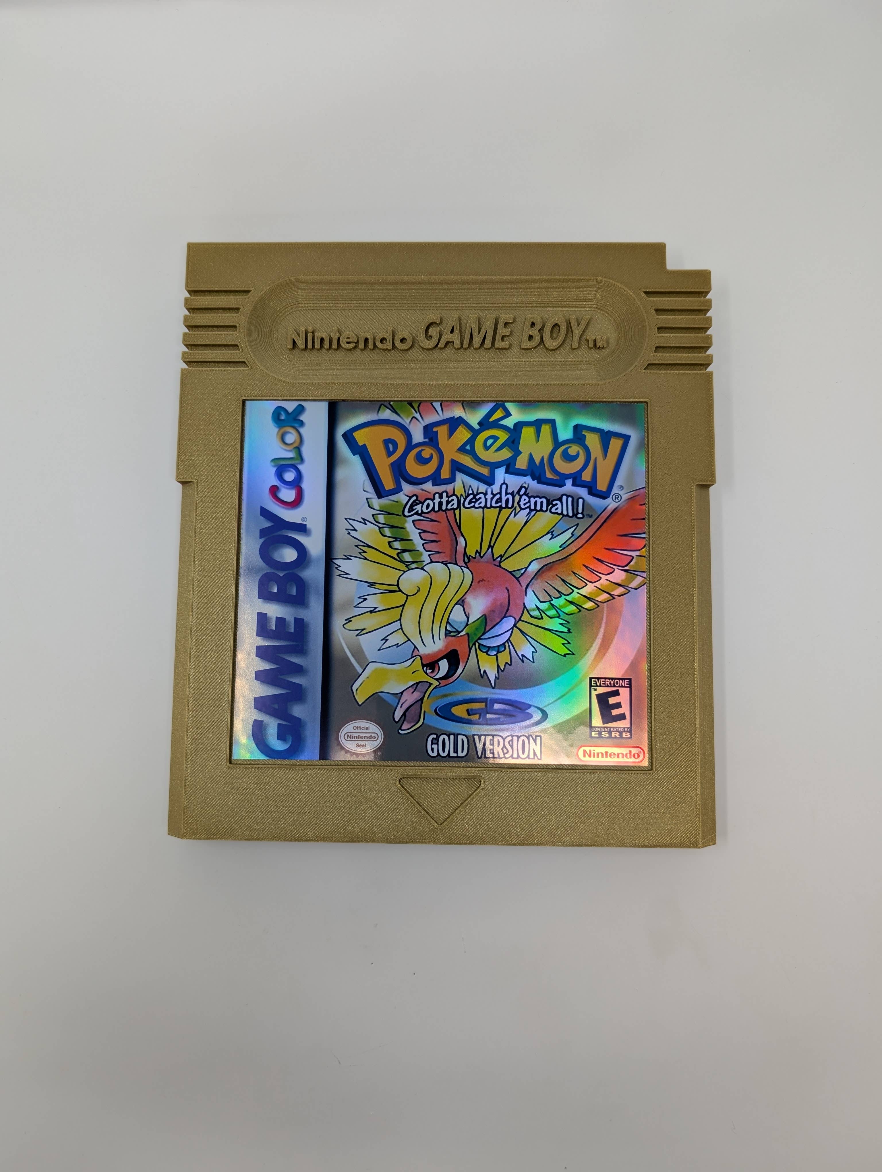 Pokemon Nintendo Game Cartridge Retro Wall Display: Crystal - Pokemon