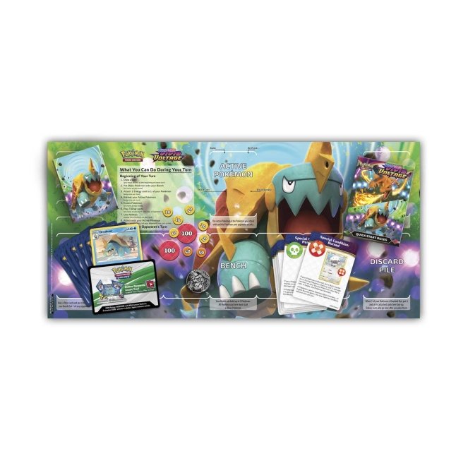 Pokémon TCG: Sword & Shield-Vivid Voltage Drednaw Theme Deck - Pokemon Deck