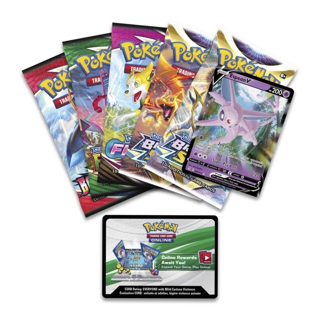 Pokémon TCG: V Heroes Tin (Espeon V) - Pokemon Tin