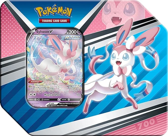 Pokémon TCG: V Heroes Tin (Sylveon V) - Pokemon Tin