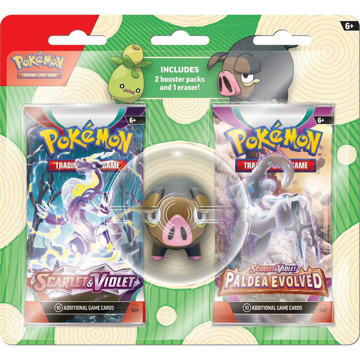 Pokemon Trading Card Game: Back to School Eraser Blister - Pokemon Booster