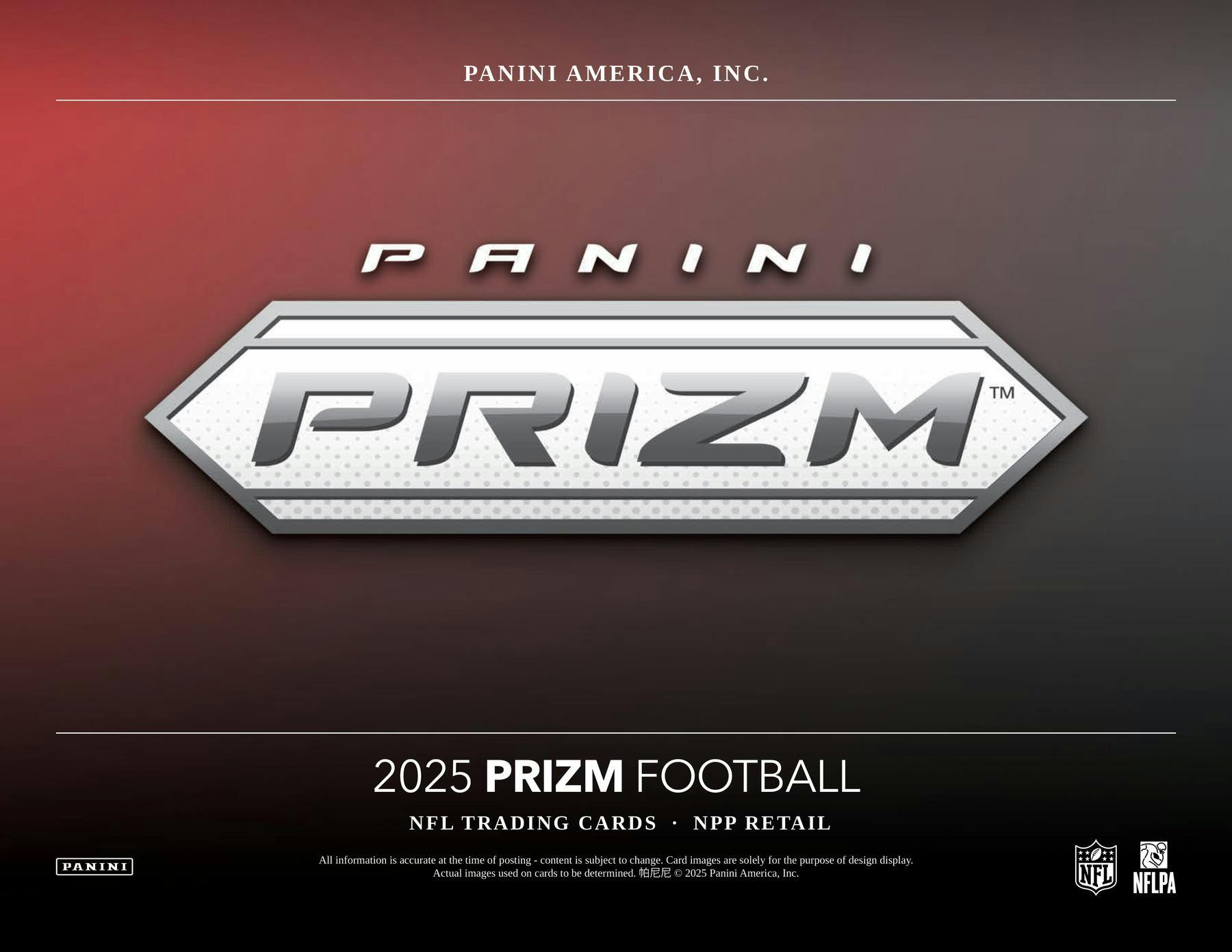 POS 2025 Panini Prizm Football 6-Pack Blaster Box (5 Lazer Parallels) Retail - Sealed From DickandJanescom - NFL Hobby