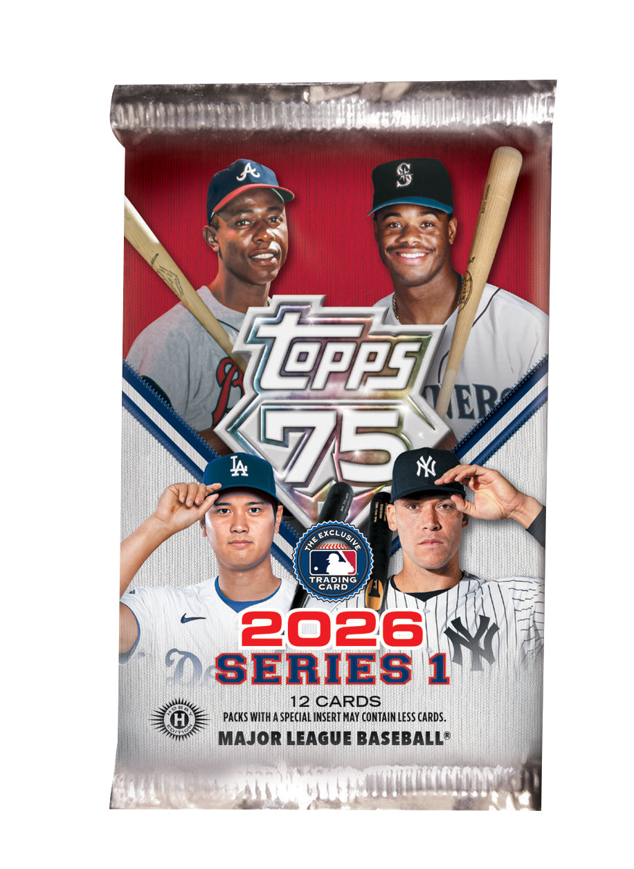 POS One Pack of 2026 Topps Series 1 Baseball - In Store Purchase - MLB Hobby Box