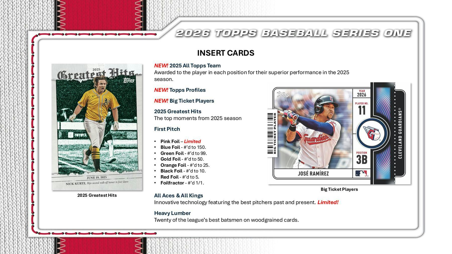2026 Topps Series 1 Baseball Hobby Box (1 Auto or Relic) 1 Promo Pack FEB 11th - MLB Hobby Box