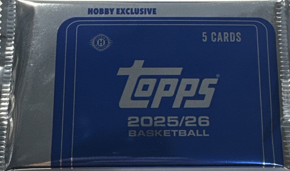 Promo Silver Pack from 2025/26 Topps Basketball Hobby (1 Pack) Box Topps - NBA Hobby Box