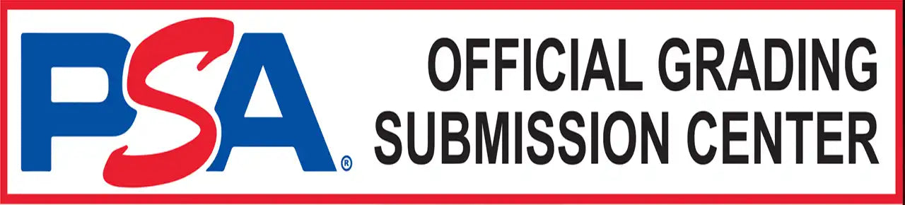 PSA Official Grading Submission Center sign