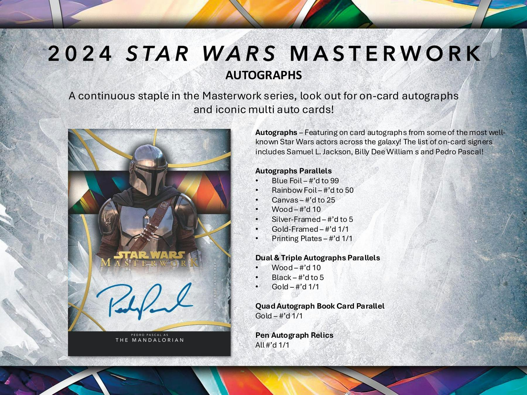 Star Wars Masterwork Hobby Box (Topps 2024) - Collectible Trading Cards