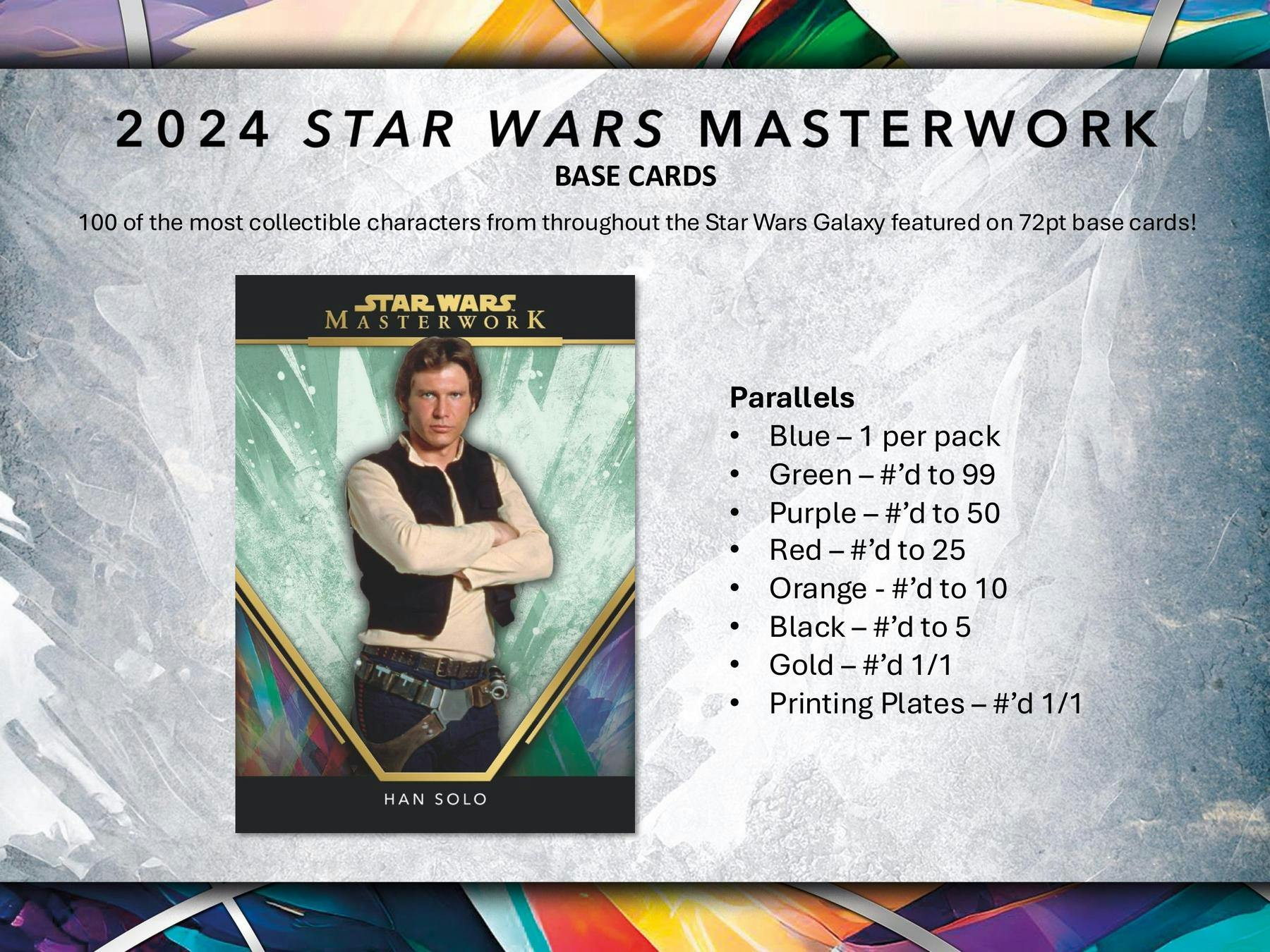Star Wars Masterwork Hobby Box (Topps 2024) - Collectible Trading Cards