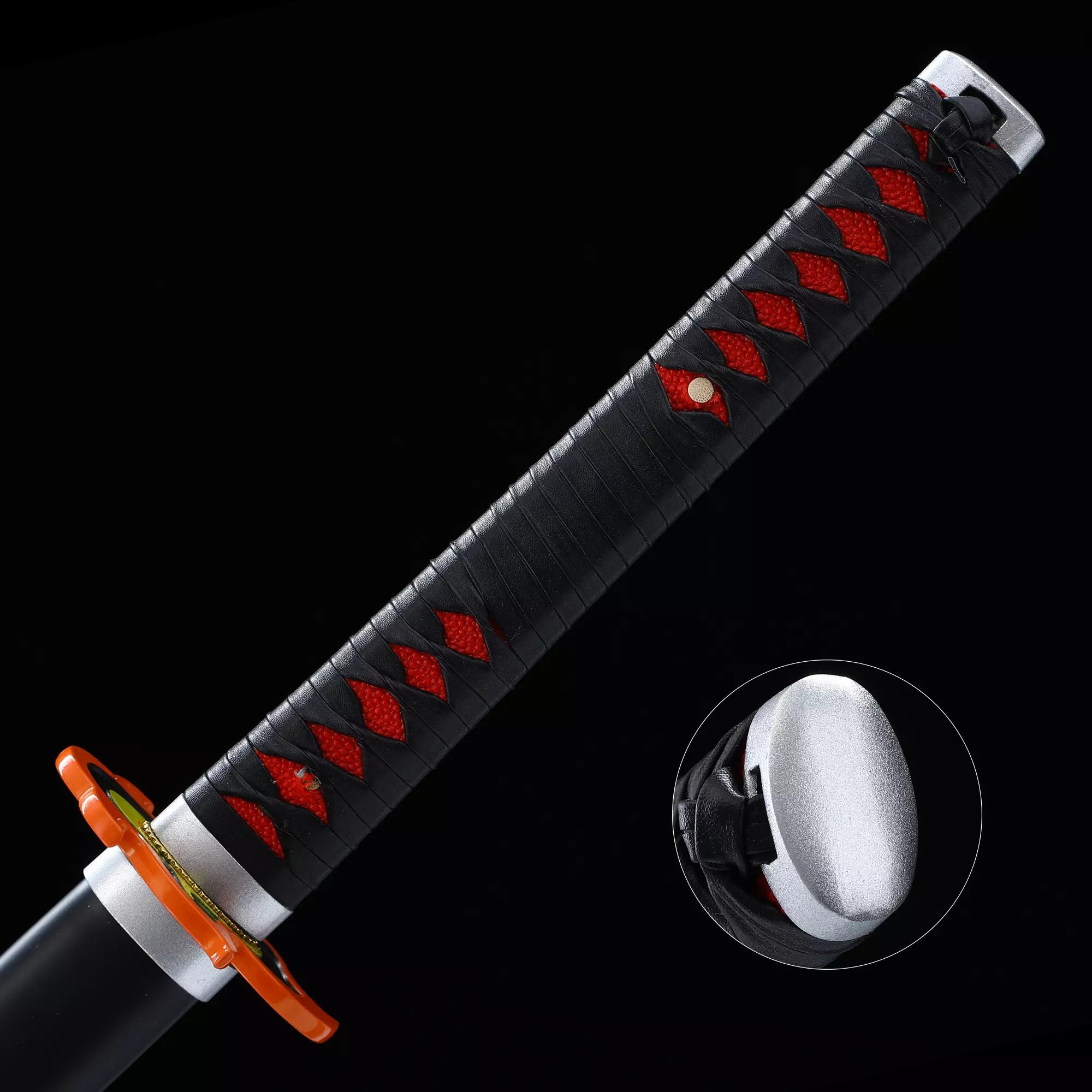 Tanjiro Kagura Sword Demon Slayer Sword Kimetsu No Yaiba Sword - Nichirin Sword