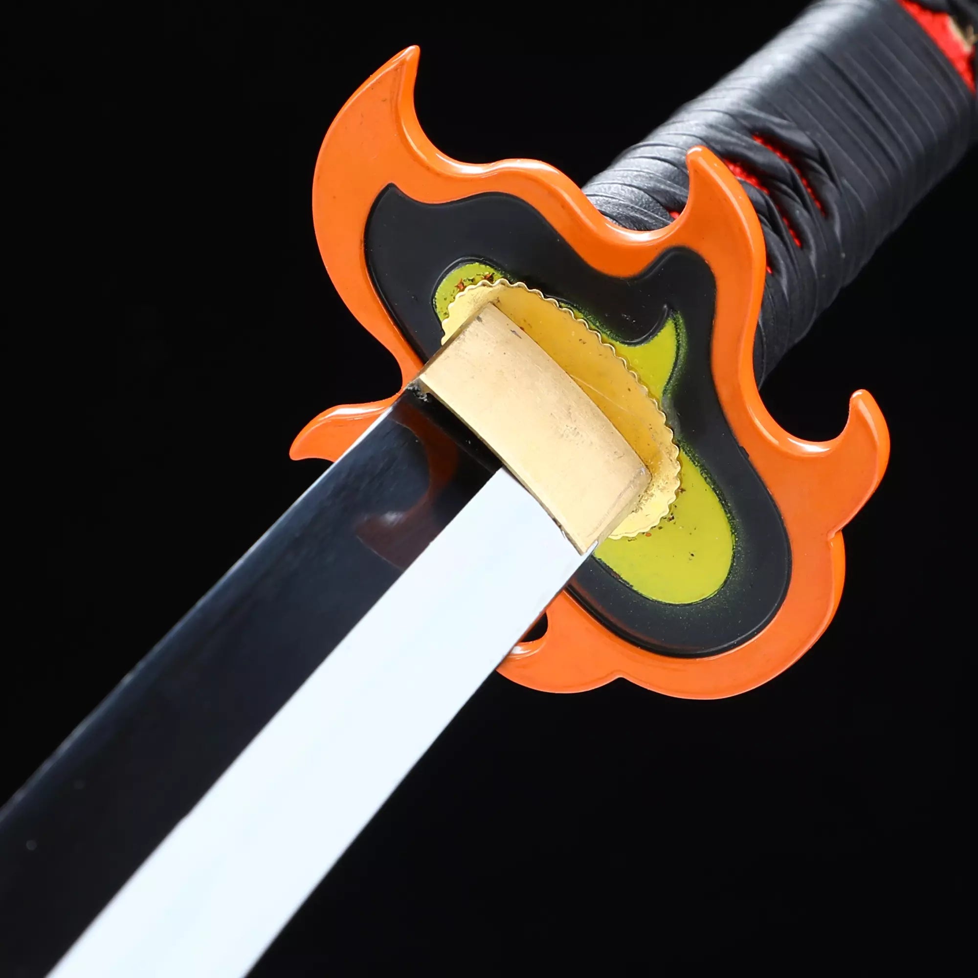 Tanjiro Kagura Sword Demon Slayer Sword Kimetsu No Yaiba Sword - Nichirin Sword