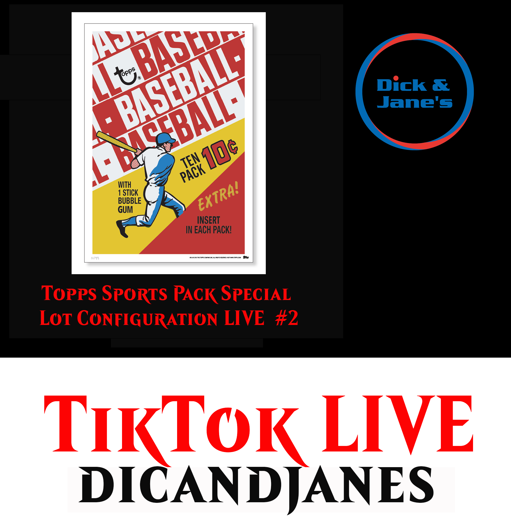 Topps Sports Pack Special Lot Configuration LIVE #2 - Sports Collectibles