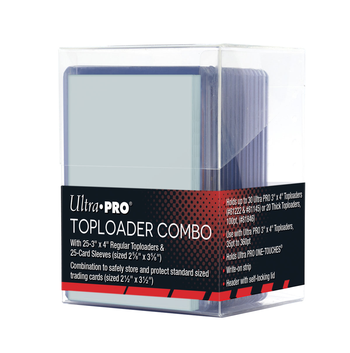 Ultra Pro Toploader Combo - Includes Toploaders Card Sleeves & Deck Storage Box - Collectible Trading Cards