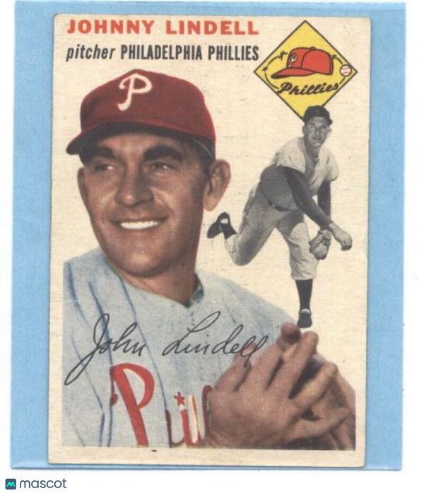 1954 Topps #51 Johnny Lindell Phillies VG/EX Very Good/Excellent