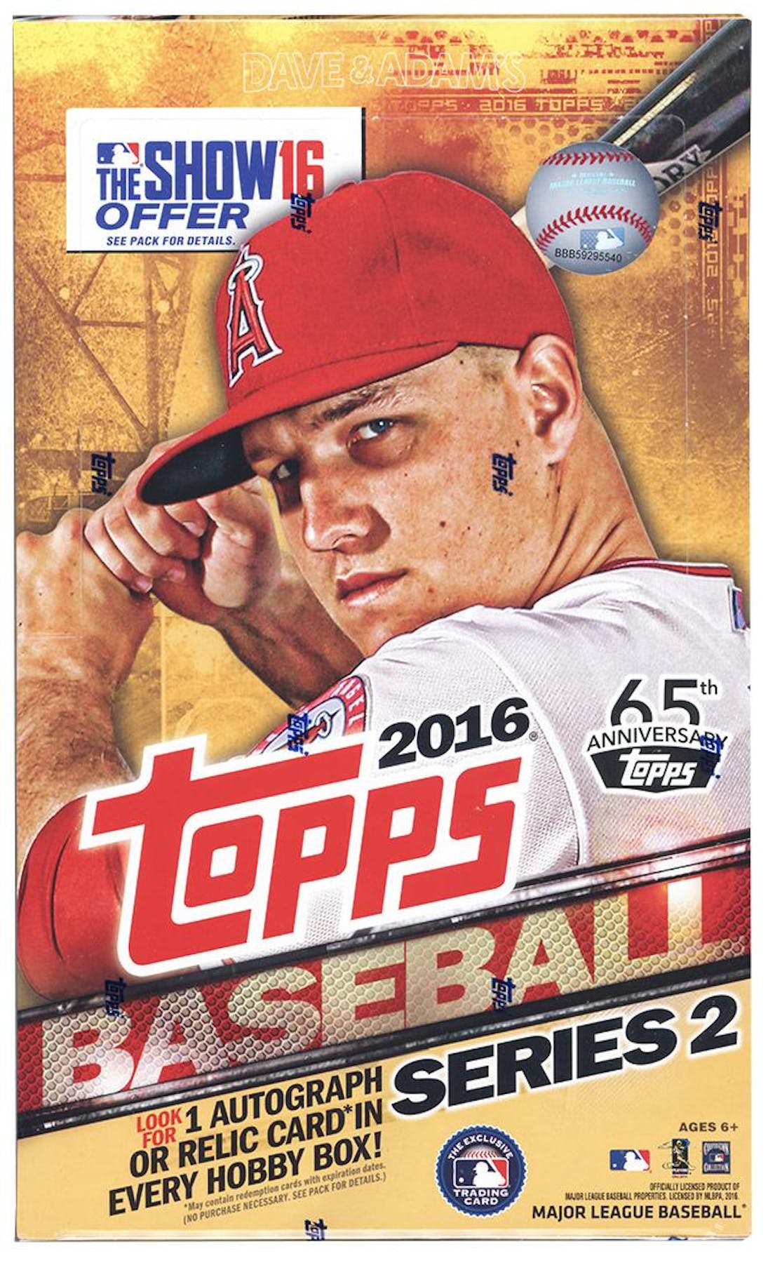 2016 Topps Series 2 Baseball Hobby Box