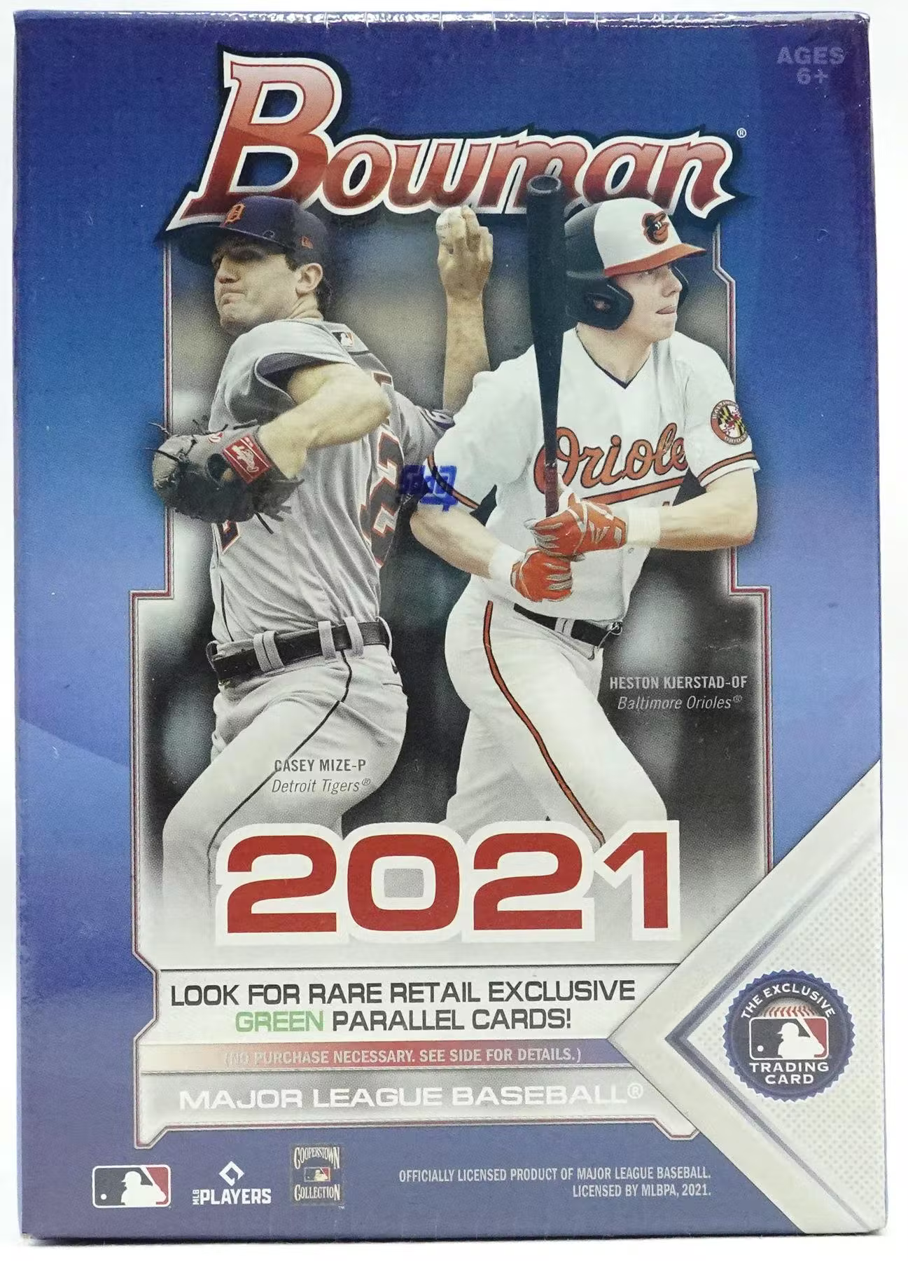 2021 Bowman Baseball 6-Pack Blaster Box