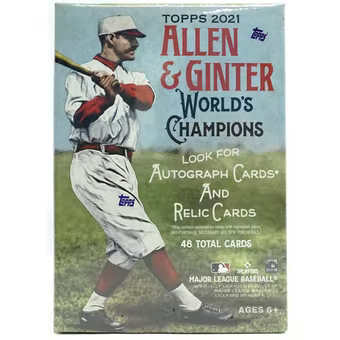 2021 Topps Allen & Ginter Baseball 24 Pack Retail Box