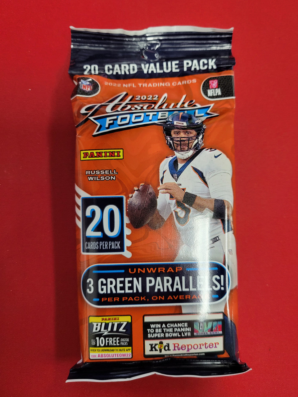 2021 Panini Absolute Football Value Pack/Fat Pack