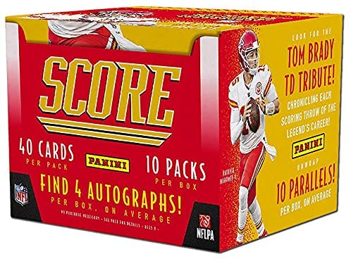 2021 Panini Score Football Hobby Box
