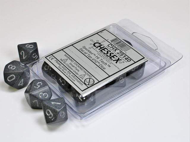 Speckled Hi-Tech d10 Dice (10 dice) CHX25140