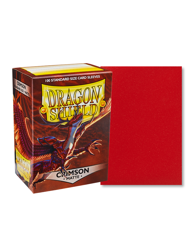 Dragon Shield Sleeves: Matte - Choose Your Color (100 Standard Size Deck Protectors)