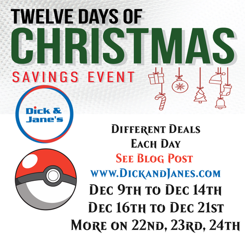 12 Days of Christmas Dick & Jane's Styles - POKEMON!