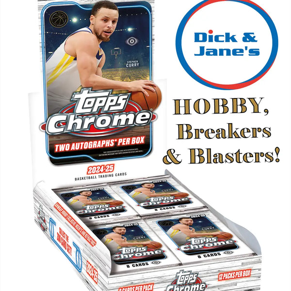 2024/25 Topps Chrome Basketball Hobby Box (2 Autos)