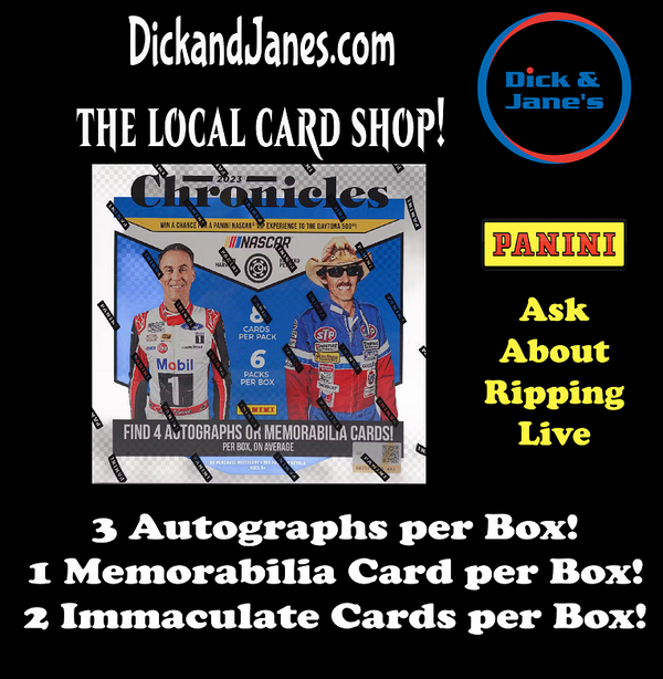 2023 Panini Chronicles Racing NASCAR Hobby Box