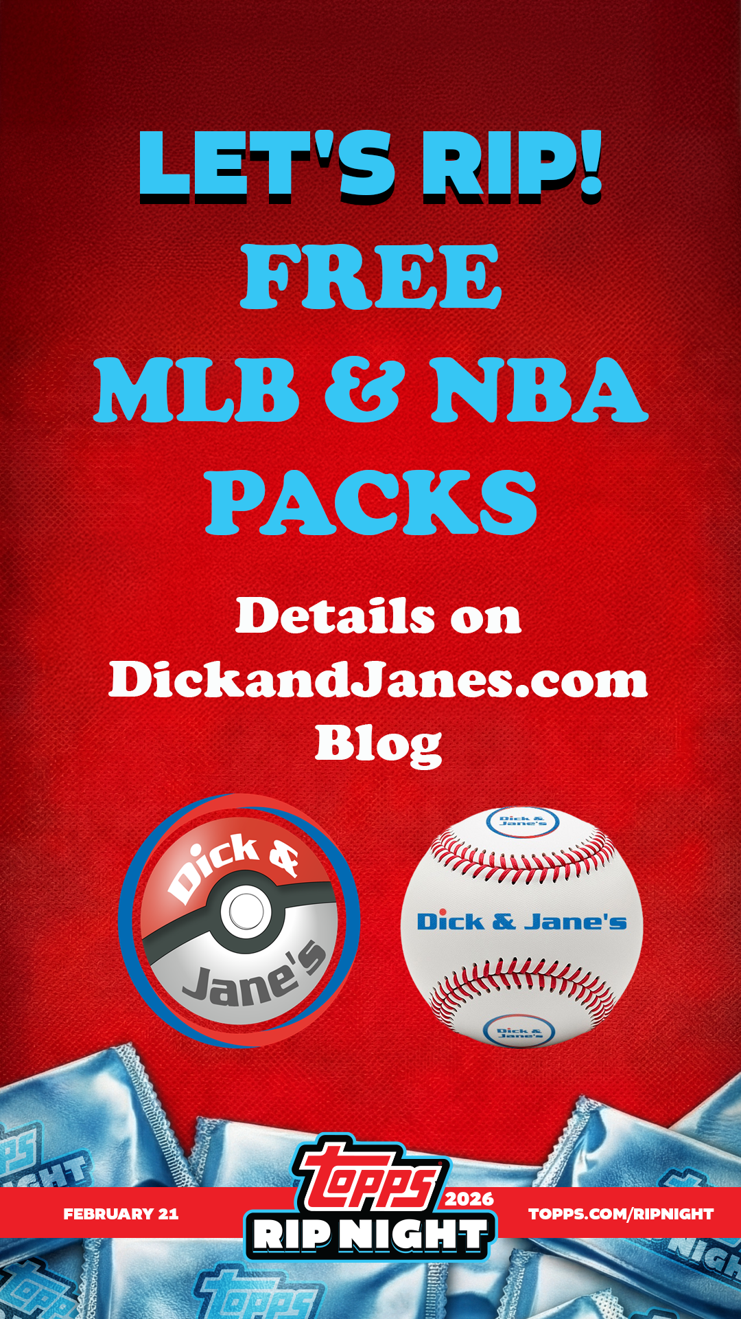 FREE Topps RIP Night Event - Saturday Feb 21st (UPDATED)