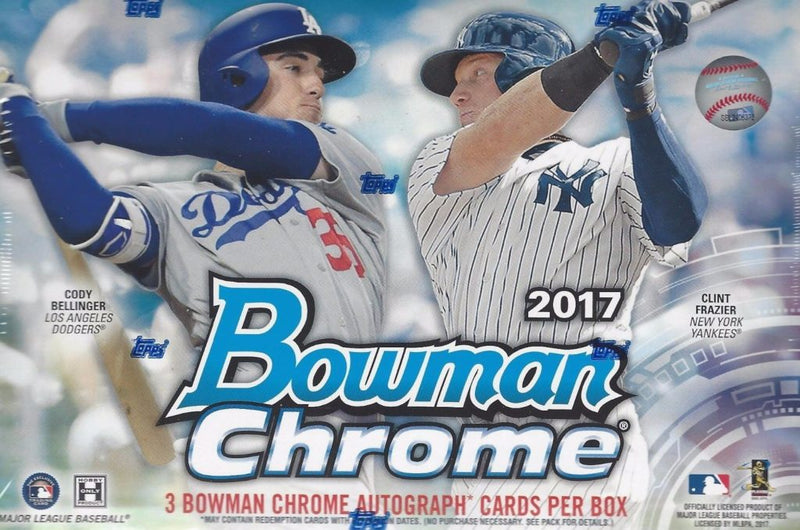 2017 Bowman Chrome Baseball Hobby Boxes