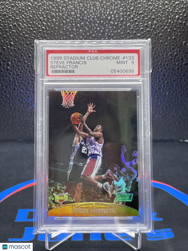 Steve Francis 1999 Stadium Club Chrome Refractor PSA 9