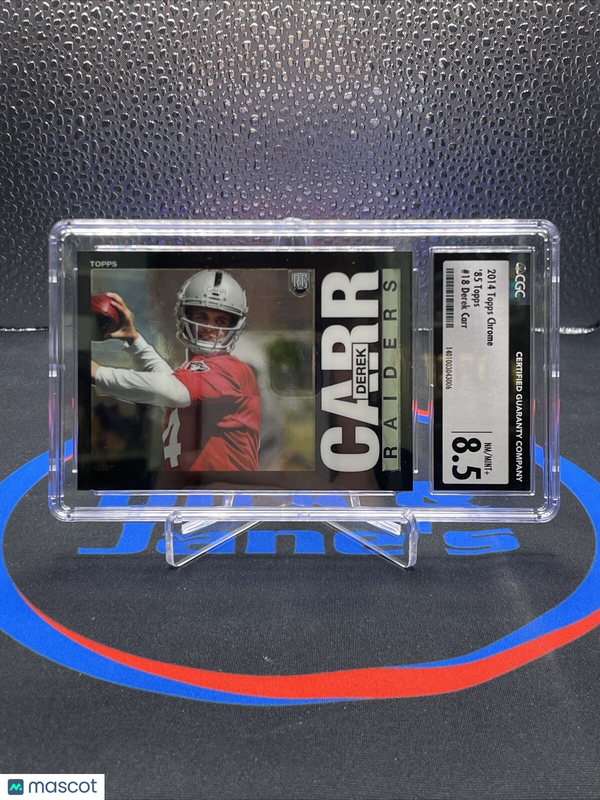 2014 Topps Chrome - 1985 Design #18 Derek Carr (RC) CGC 8.5