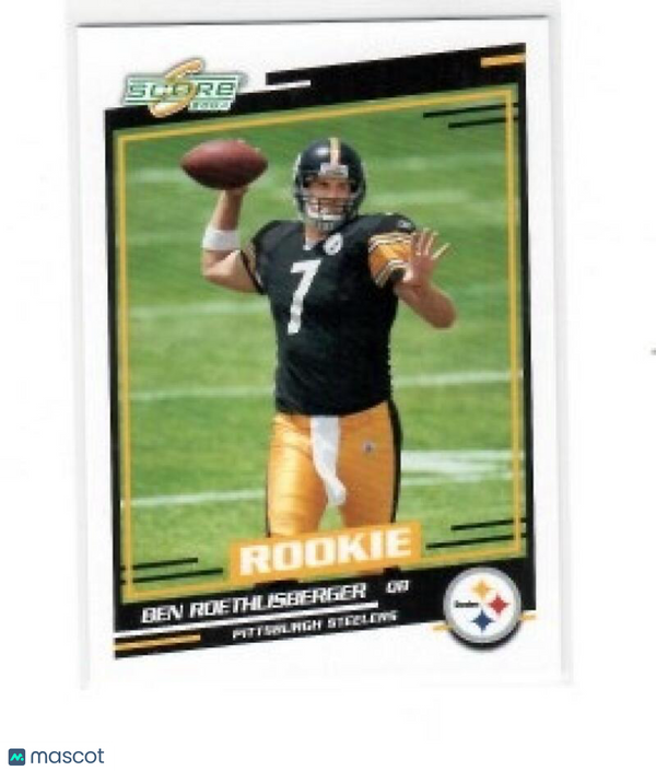 2004 Score #381 Ben Roethlisberger Steelers NM-MT (RC - Rookie Card)