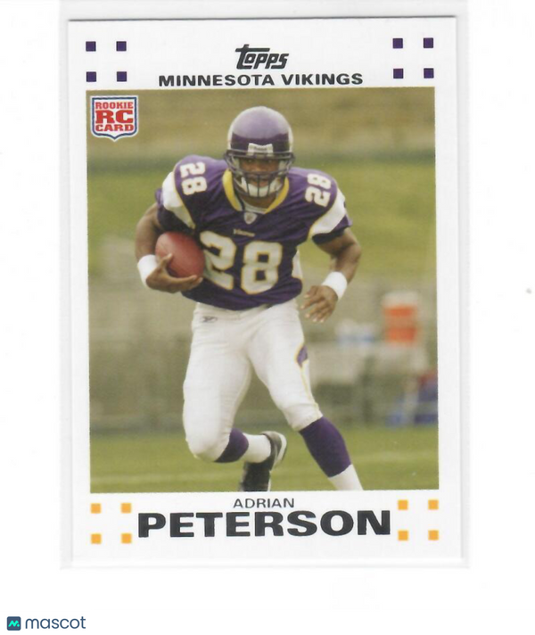 2007 Topps Exclusive Rookies #3 Adrian Peterson NM-MT