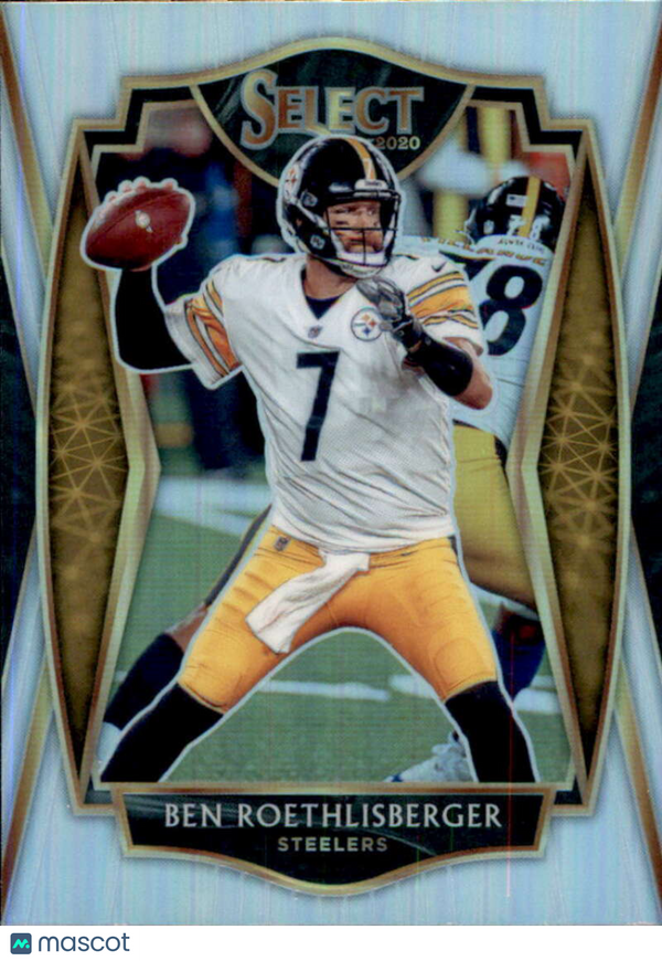 2020 Panini Select Silver Prizm #107 Ben Roethlisberger Steelers Premier Level N