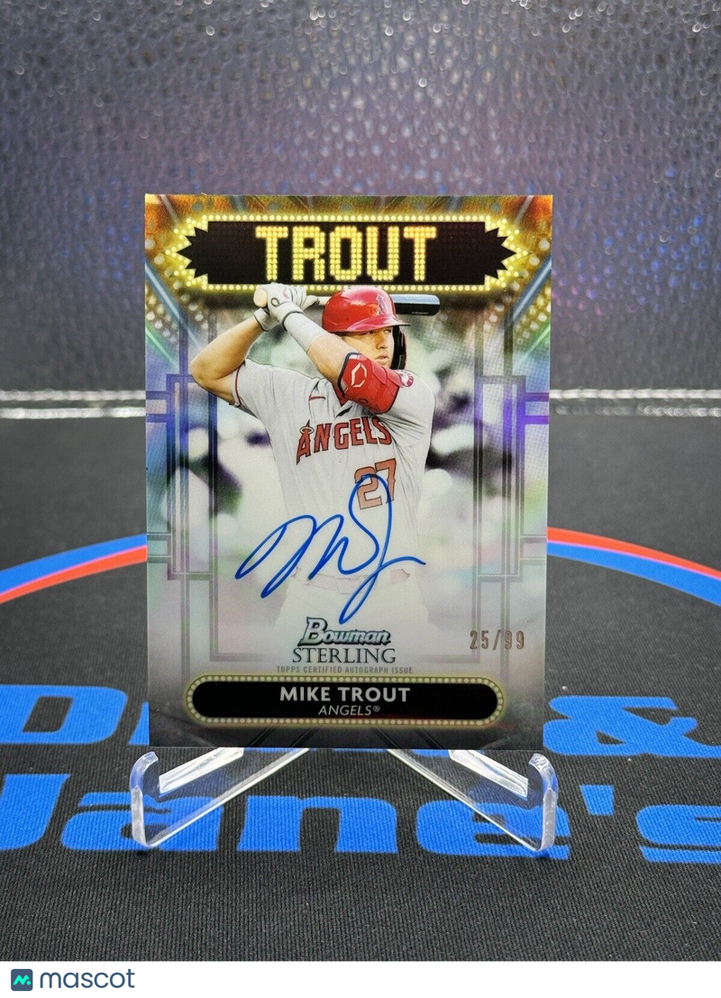 MIKE TROUT 2022 Bowman Sterling