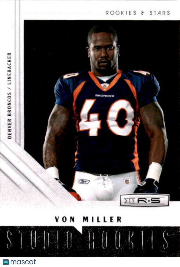 2011 Panini Rookies and Stars Studio Rookies #28 Von Miller Broncos NM-MT (RC -