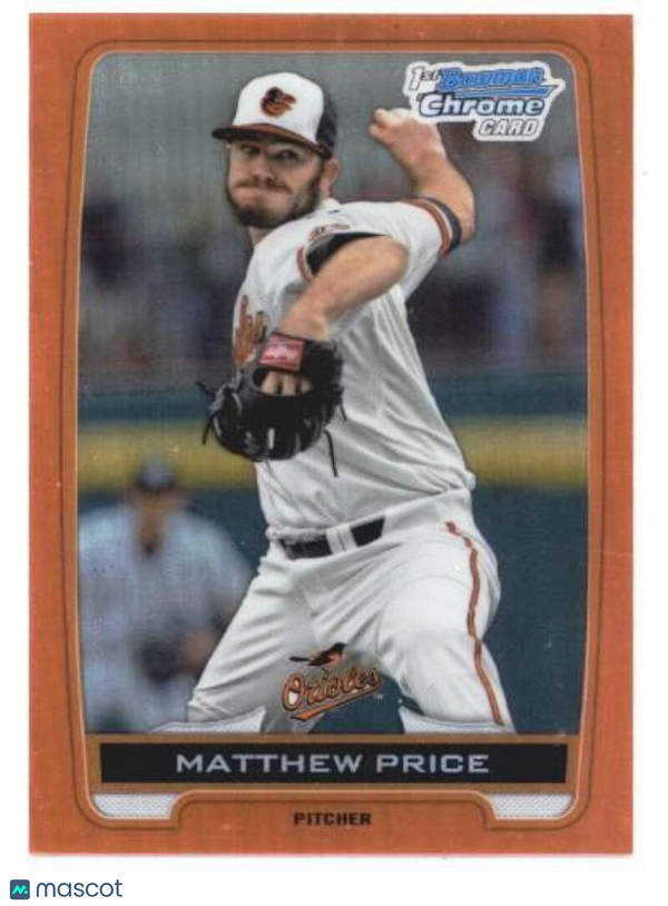 2012 Bowman Draft Chrome Draft Picks Orange Refractors #BDPP68 Matthew