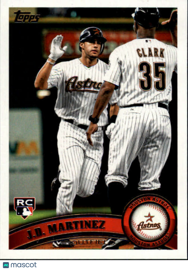 2011 Topps Update #US186 J.D. Martinez Astros NM-MT (RC - Rookie Card)