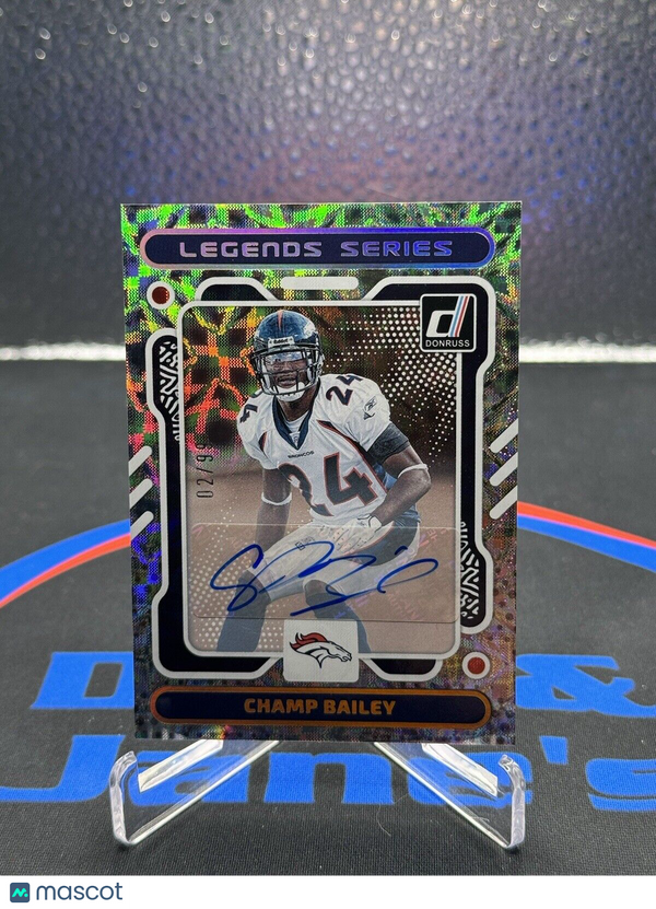 Champ Bailey 2023 Donruss, Legends Series /99 Denver Broncos HOF CB