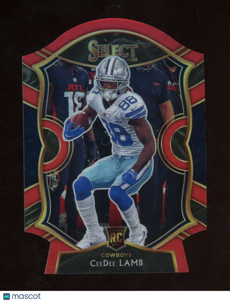 2020 Panini Select Red Prizm Die-Cut