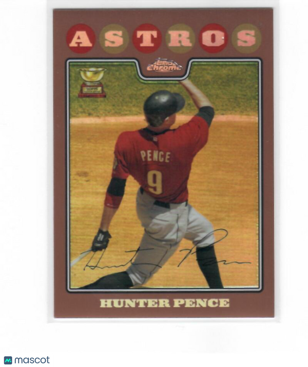 2008 Topps Chrome Copper Refractors #65 Hunter Pence Astros NM-MT /599