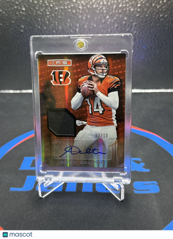 Andy Dalton 2014 Rookies And Stars Longevity Auto 07/10 Bengals