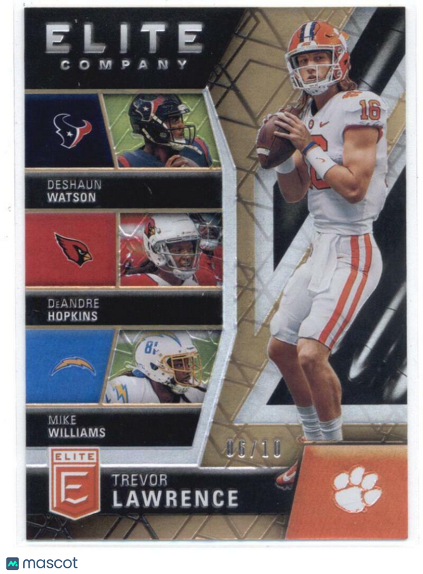 2021 Donruss Elite Elite Company Gold #1 DeAndre Hopkins/Deshaun Wats ID: 841211